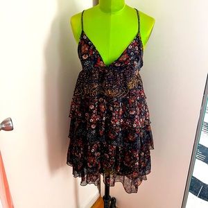 Patterson J. Kincaid Floral sheer sundress size M